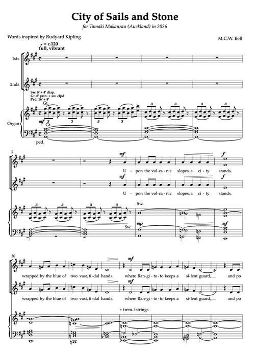 City of Sails and Stone — Anthem (PDF)